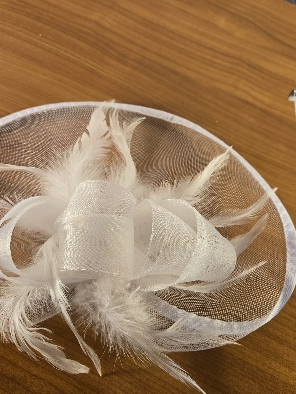 Women Feather Fascinator For Party